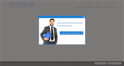 Desktop Screenshot of ib-balling.de